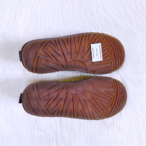 UGG Men’s Neumel Natural Hemp Canvas Chukka Boots In Grey - Picture 7 of 7